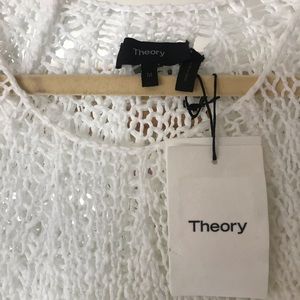 Theory White Knit Sweater